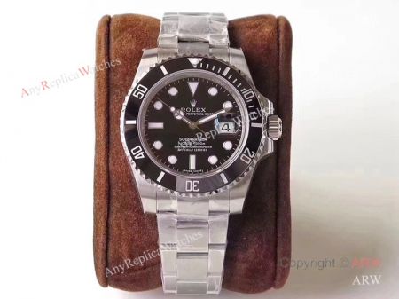 Best 1:1 Replica VR Factory Swiss 2824 Rolex Submariner Black Dial Watch 40mm